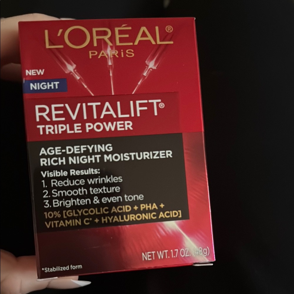 Revitalift Triple Power Age-Defying Rich Night Moisturizer - L’Oréal NWT
